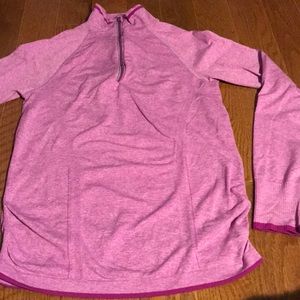 Athleta Pink Quarter Zip